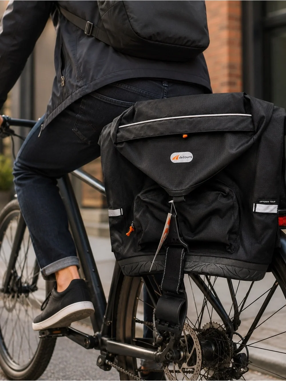 Detours Uptown Tour Waterproof Bike Pannier 23L Urban Commuter Cycling Bag NWT - Picture 2 of 10